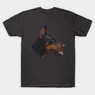 Doberman Info Graphic T-Shirt